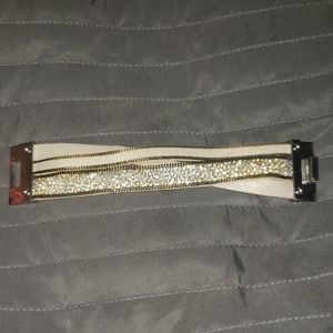 Silver Cuffed Bracelet